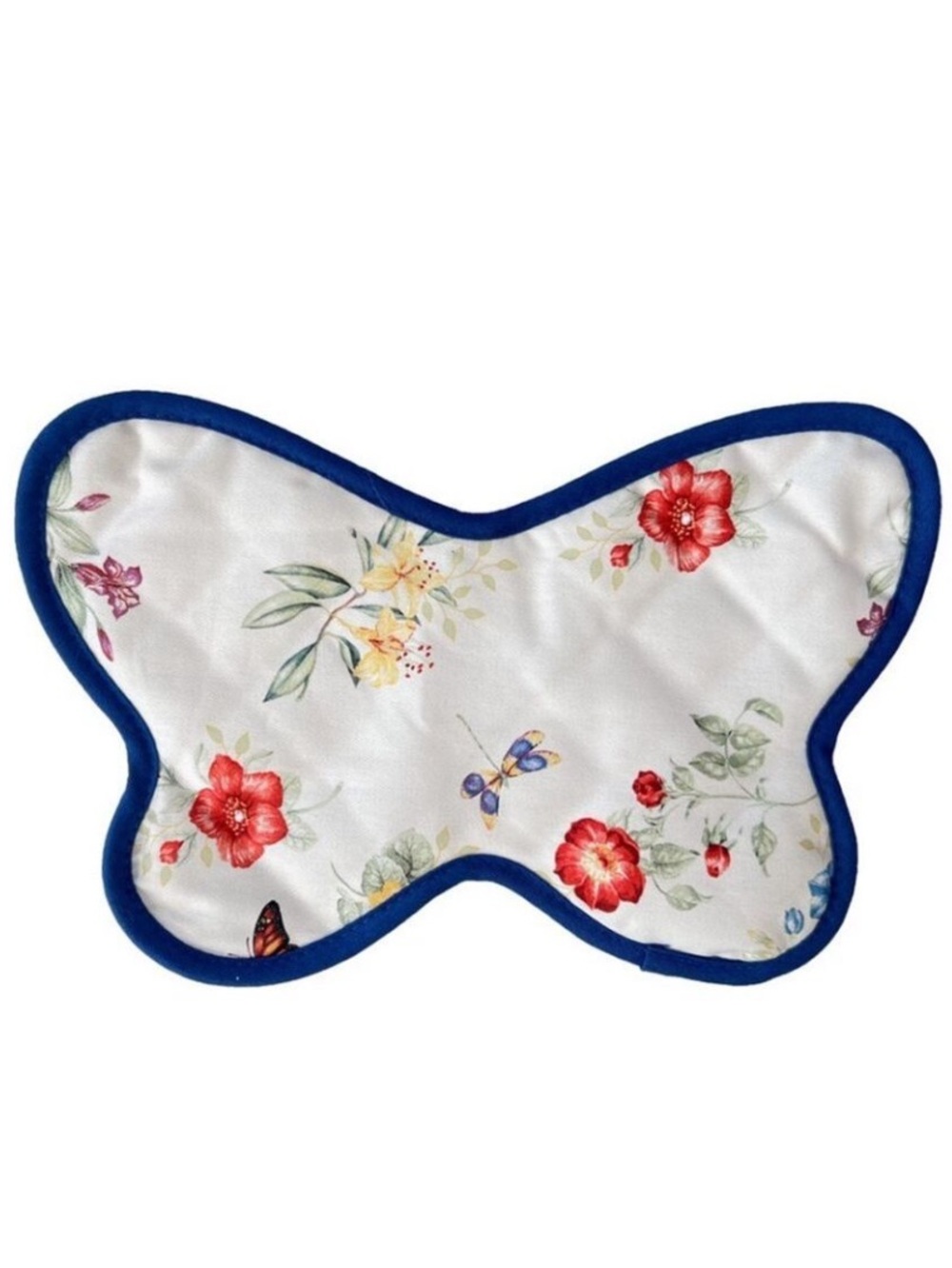 Butterfly Shape Lenox Potholder Mit New With Tags Floral Design
